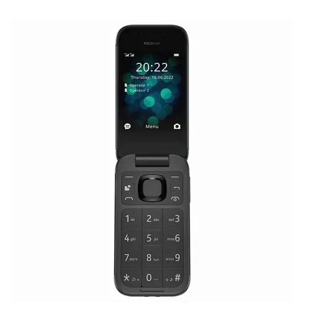 Celular Nok'a 2660 Flip 4G Dual Chip + Tela Dupla + Botões Grandes