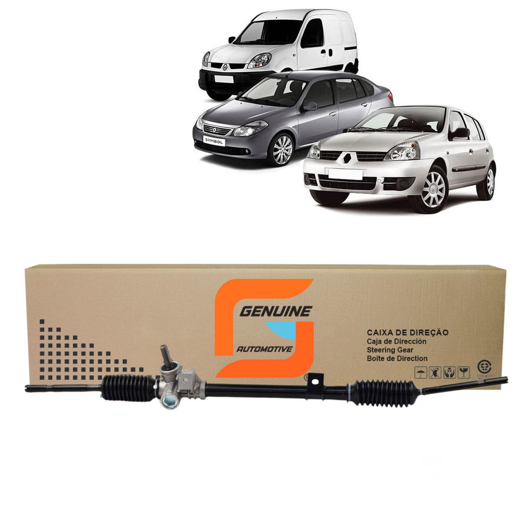 Caixa Direção Mecânica Renault Clio Kangoo Symbol 1998 a 2018