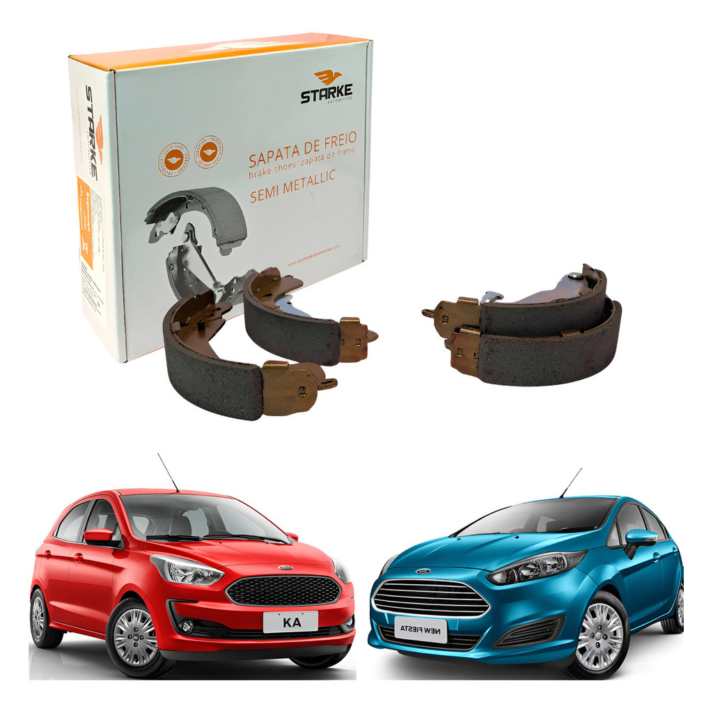 Sapata de Freio Ka 1.0 / 1.5 New Fiesta 1.5 16V / 1.6 16V Sigma Original Starke em Oferta na Shopee