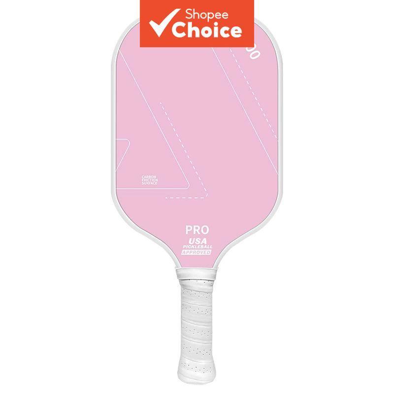 Pá Híbrida De Pickleball De Fibra De Vidro De Carbono 16 Mm , Face Com Núcleo De Favo De Mel Para Controle