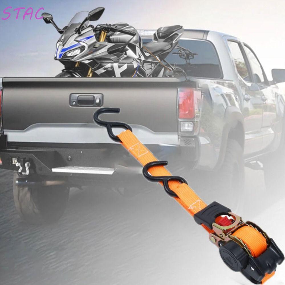 Cinto De Amarração Automático STAC , Alça De Catraca Auto Retrátil Espessante De Ganchos Duplos , Forte