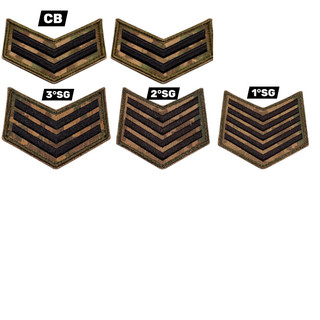 Patch Bordado Par de Divisas CMP Com velcro