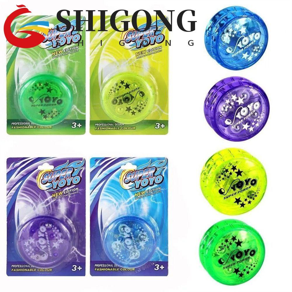 SHIGONG YoYo Bola , Piscante Luminoso De Alta Velocidade , Luz LED Responsivo Brinquedo Profissional Clássico