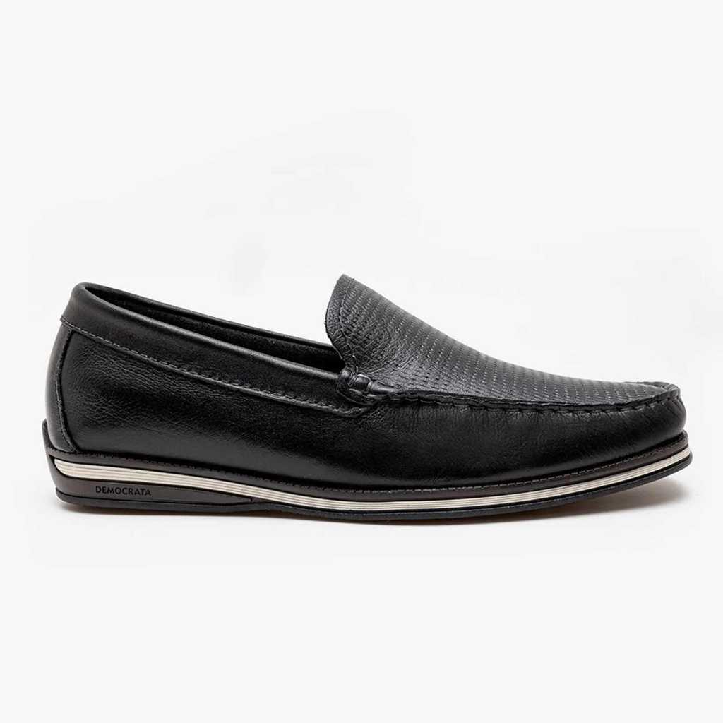 Mocassim democrata  couro conforto masculino easy ted 135201
