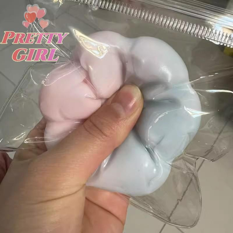 [Pretty ggirl] Bonito TPR Gradiente Taba Squishy Cat Paw Squeeze Toys Recuperação Lenta Brinquedo De Descompressão Para