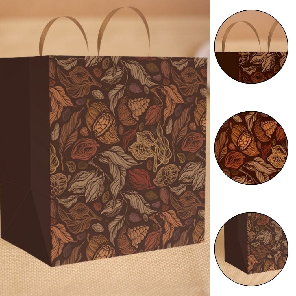 10 SACOLA PÁSCOA M 24X17X26 - PURO CACAU 5830 ( IDEIA PÁSCOA 2026 ) em Oferta na Shopee