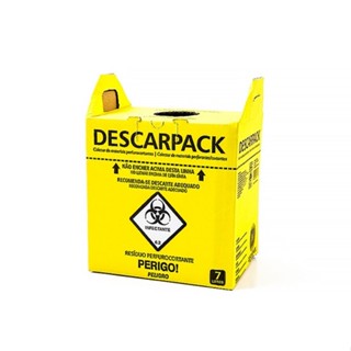 Caixa Coletor Infectante Perfurocortante 7LT Amarela - Biodescarte Box em Oferta na Shopee