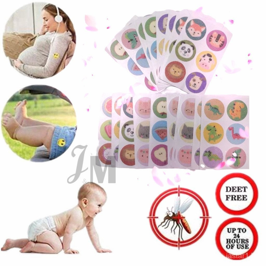 480Pcs Adesivos Repelente De Mosquitos Anti-Insetos De Desenho Animado