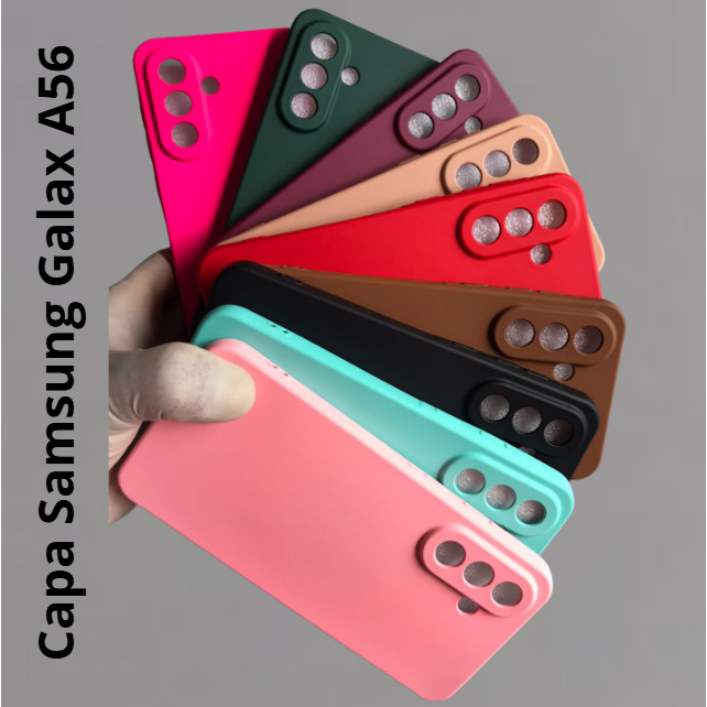 Capa Samsung A56 A36  Silicone Aveludada | Capinha Premium Anti Impacto em Oferta na Shopee