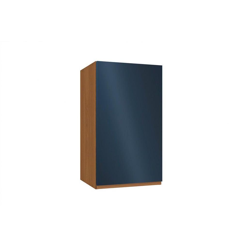 Armário Aéreo Cozinha Modulado Ciela R642 c/ 1 Porta 40cm Canela/Azul - Kappesberg