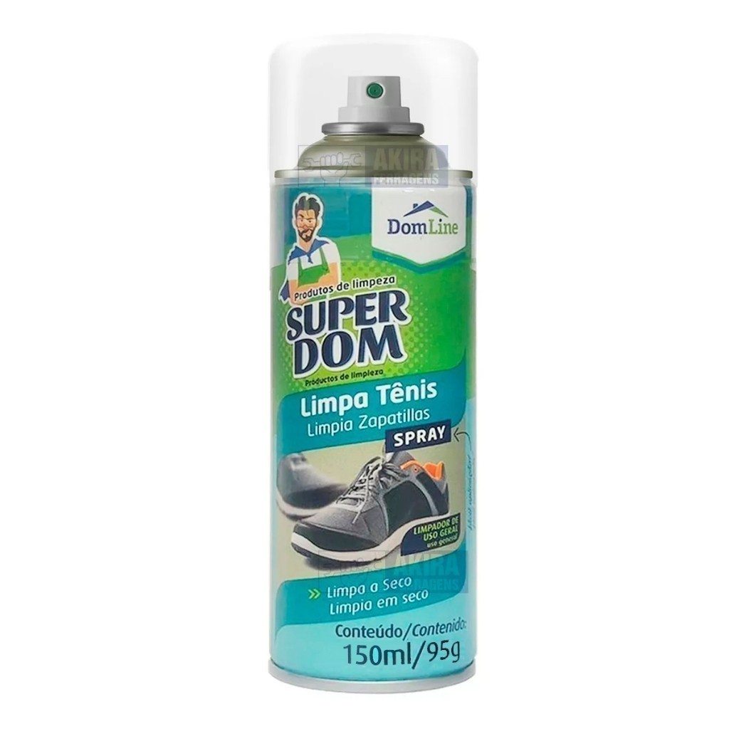 TOP Sprays Limpa Tenis Domline Seco Tecido Couro Desengraxante Ok MAX