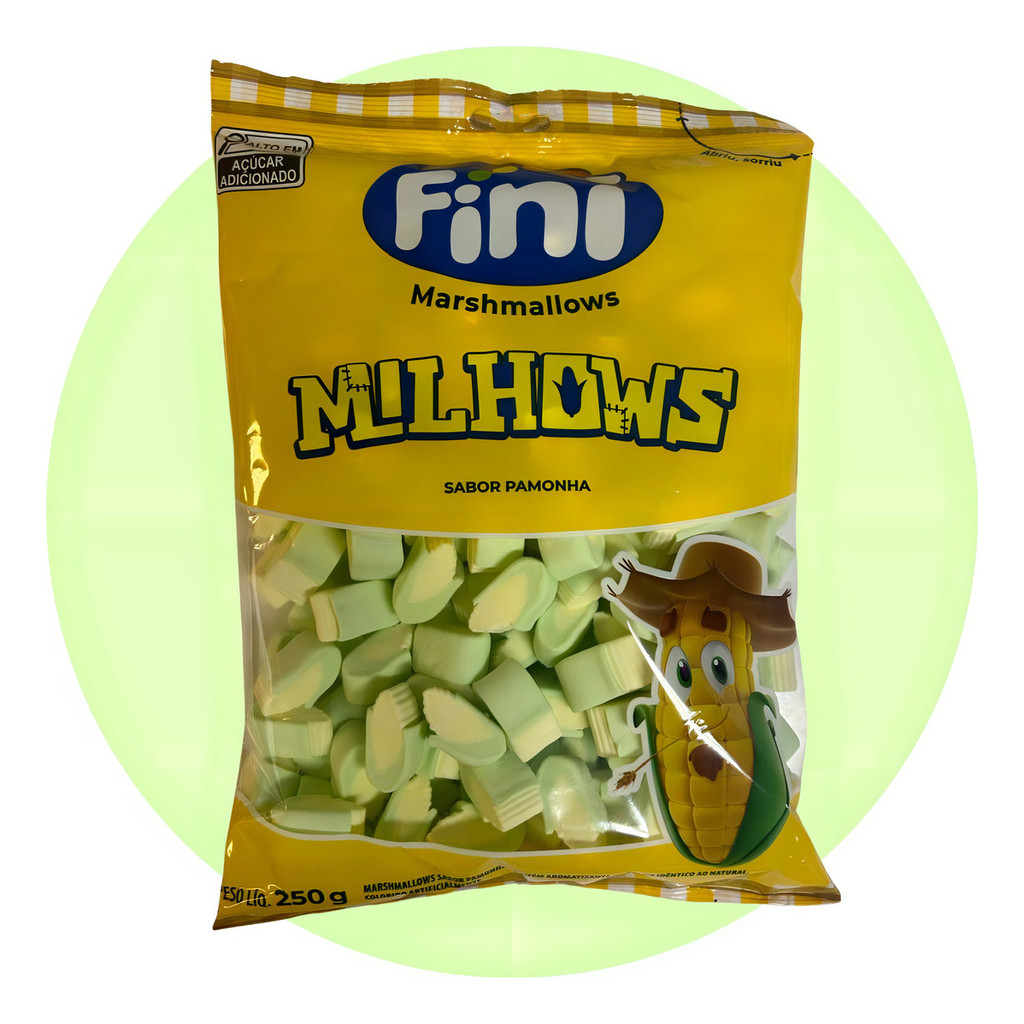 Marshmallow Milhows Pamonha 250g Fini