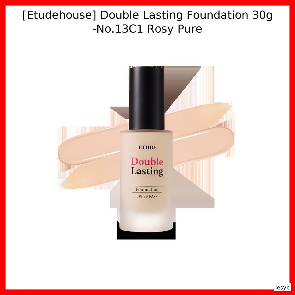 [Etudehouse] Base Dupla Duração 30g-No . 13C1 Rosy Pure/De Longa , Natura Por lesyc