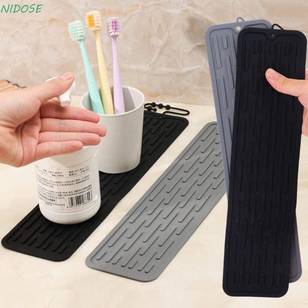 Almofada De Drenagem De Silicone NIDOSE , Água Da Pia Evita Tapete Longo Antiderrapante Lavável , Design De Pacote