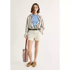 Shorts Feminino Sarja Com Puídos