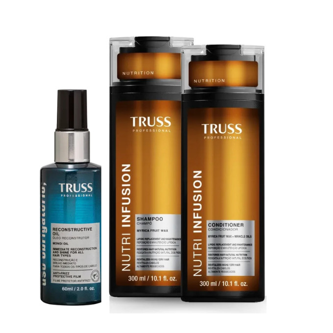 Kit Truss Nutri Infusion 300ml + Óleo Uso Obrigatório 60ml