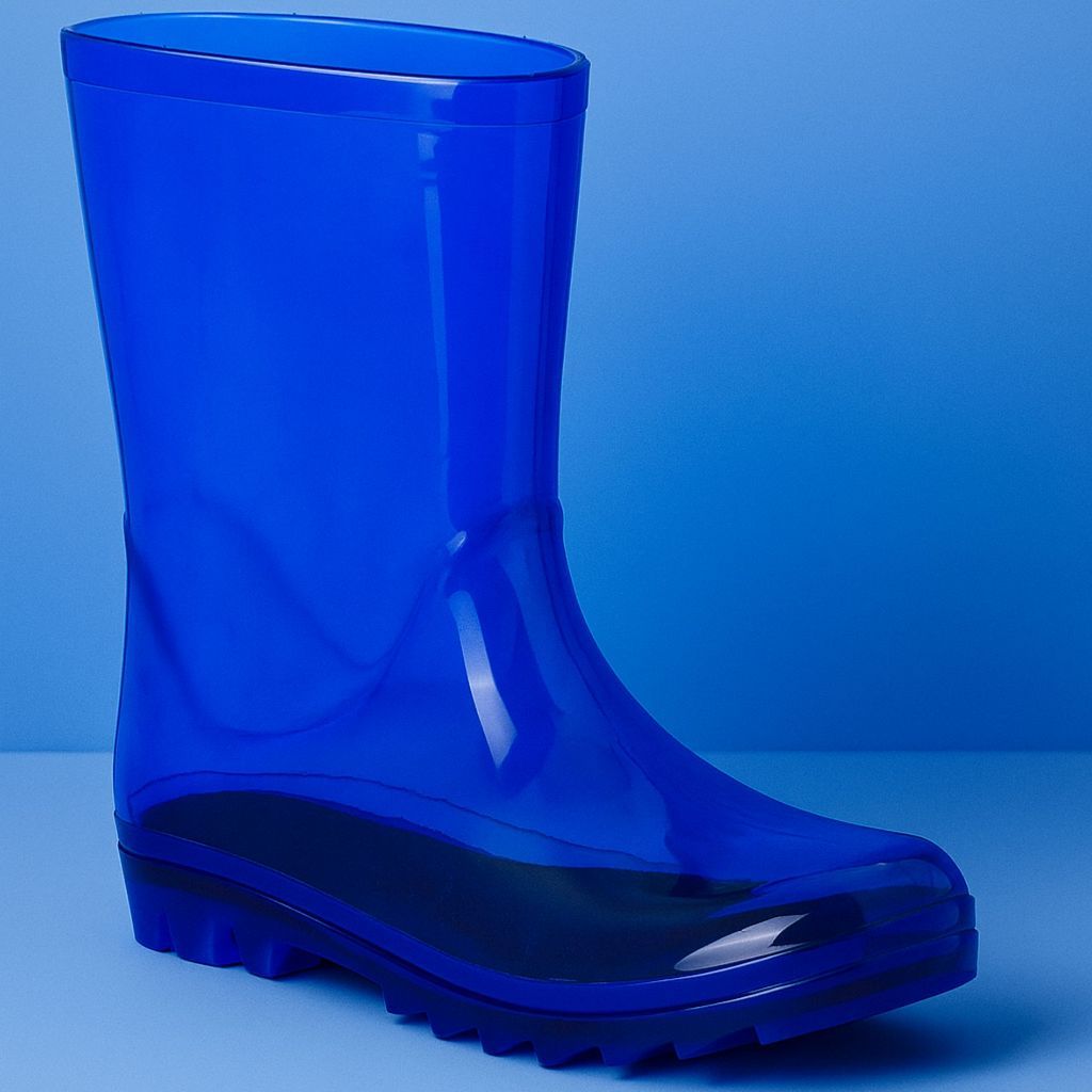 Galocha Cano Alto Infantil Masculina Transparente Várias Cores E Modelos Meninos Super Leve Envio Já