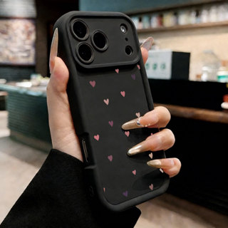 Capa À Prova De Choque Para iPhone 17 Pro Max 16 15 13 11 14 12 11 Plus Air Xs XR Colorido Amor Coração Fosco em Oferta na Shopee