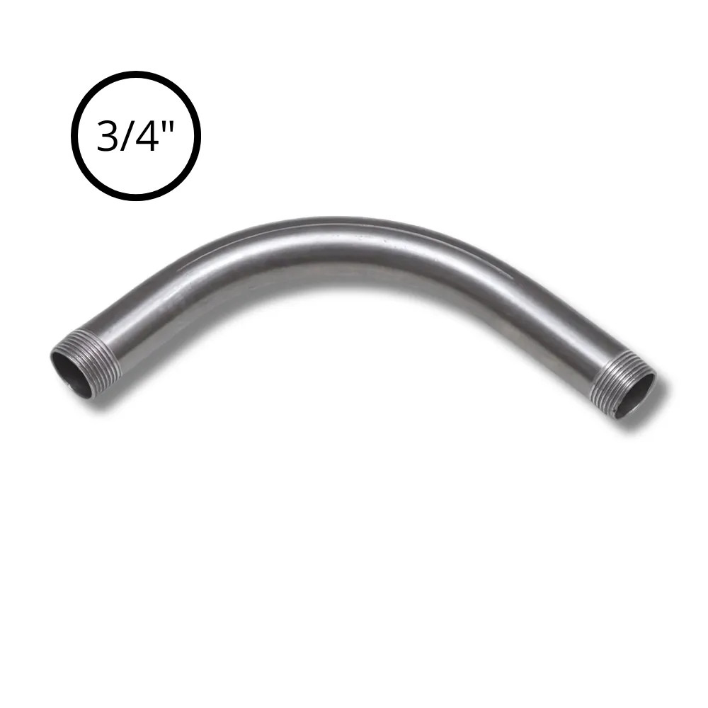 CURVA 90° GALVANIZADA 3/4