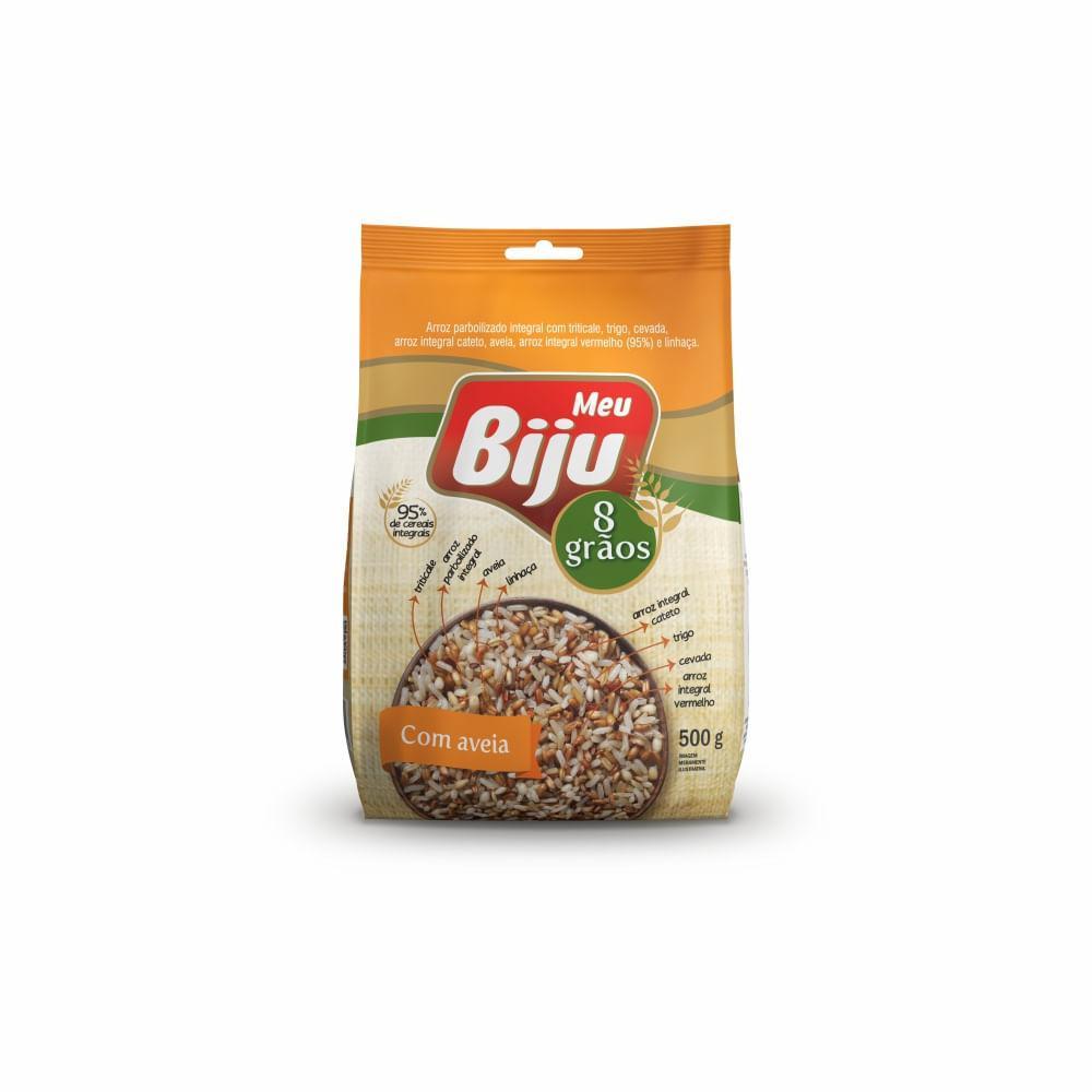 Arroz 8 Grãos com Aveia Meu Biju 500g