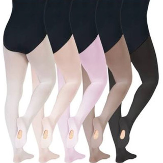 Meia Calça de Ballet Fio 80 Conversível Suplex Adulto ou Infantil, Meia Calça de Ballet Suplex