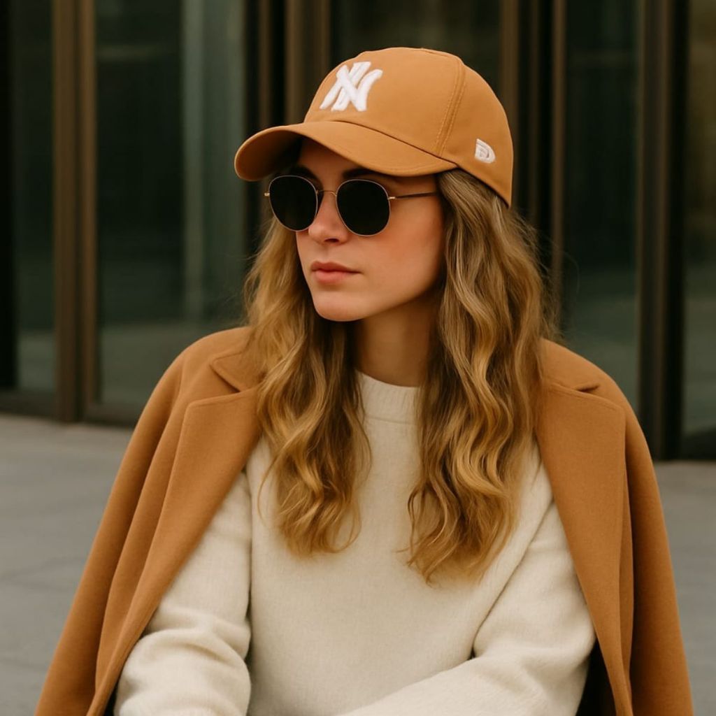 Boné NY Unissex Blogueira – Aba curva Masculino e Feminino Modelo 2026 Com Logo Premium