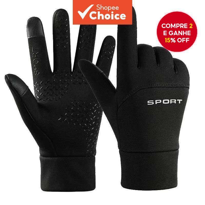 Luvas De Corrida Leves Com Tela Sensível Ao Toque , Antiderrapantes , Quentes E Frias Para Homens Mulheres , Esportes Di