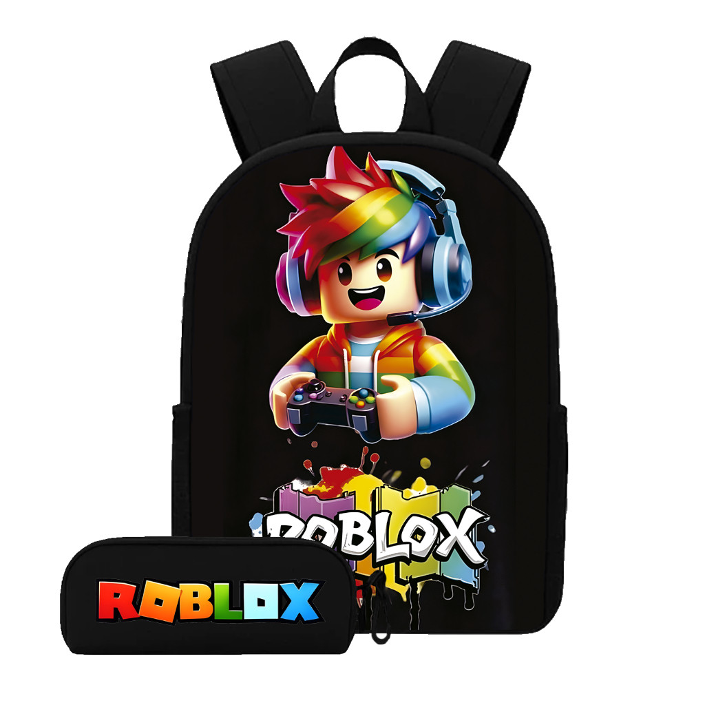 Kit Mochila Roblox Infantil Escolar + Estojo Reforçado em Oferta na Shopee