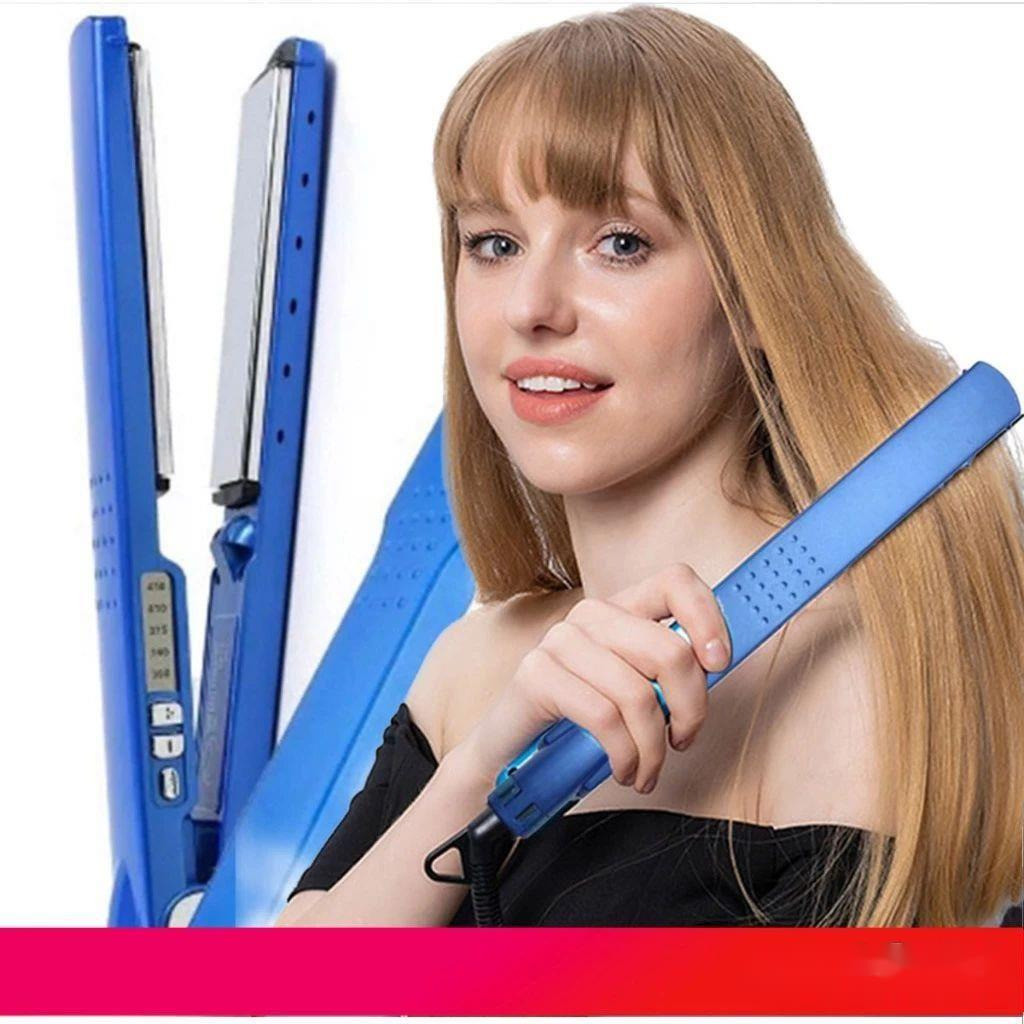 Prancha Chapinha Profissional Nano Titanium Bivolt 110V/220V – Alisamento Rápido/ Anti Frizz/ Modelagem de Cabelos - WJ em Oferta na Shopee