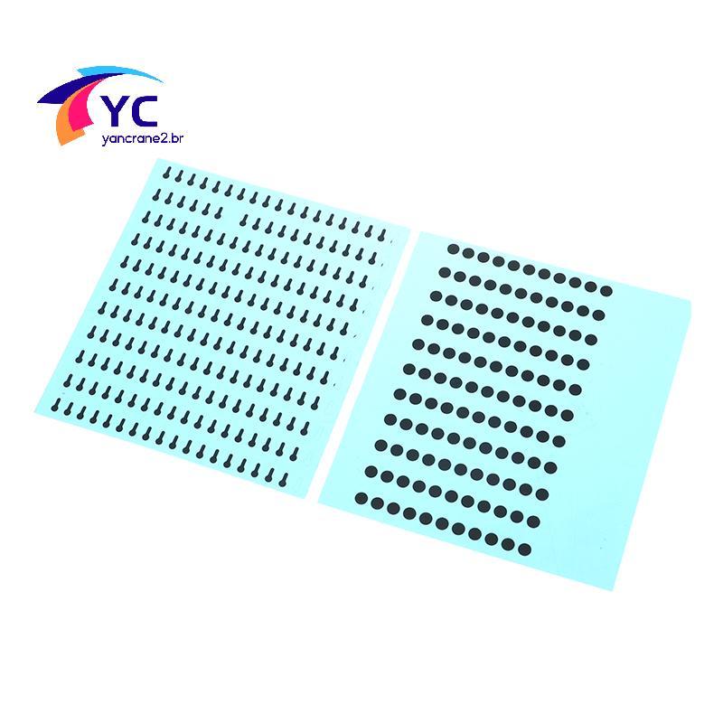 YCBR Diâmetro 1.5/2/3.5/7/8/9MM Almofadas De Borracha Condutoras Kit De Reparo De Teclado Para Controle Remoto IR Botões