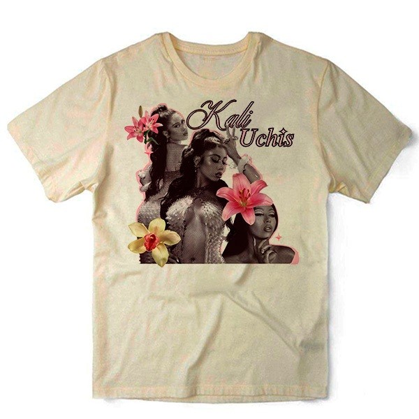 Camiseta  090 Unissex Estampa Kali Uchis, camiseta casual de verão, Alta Qualidade, Promoção Envio Rápido