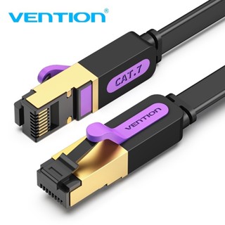 Vention cat7 ethernet cabo 10gbps de alta velocidade plana cabo internet roteador pc rj45 cabo de rede em Oferta na Shopee