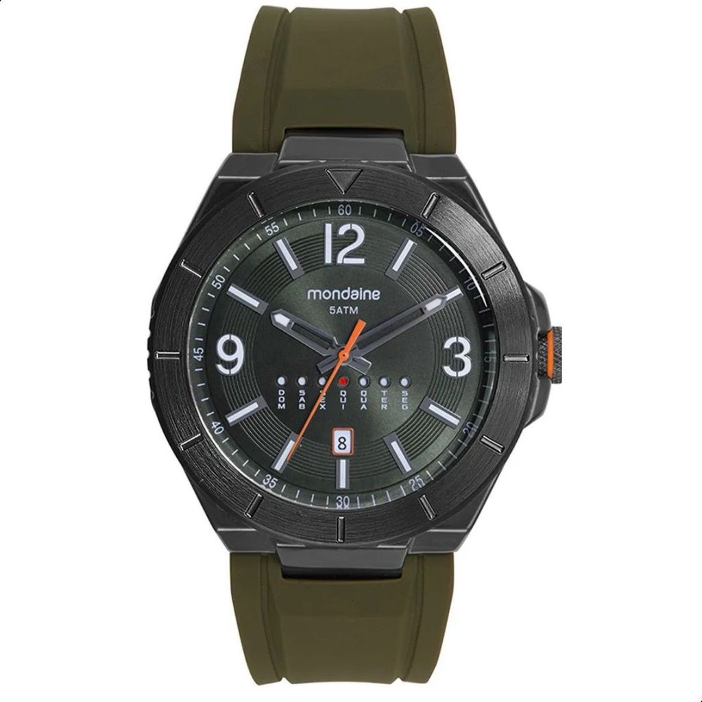 Imagem Relógio Masculino Mondaine Silicone Analógico Verde 32926GPMVSI2