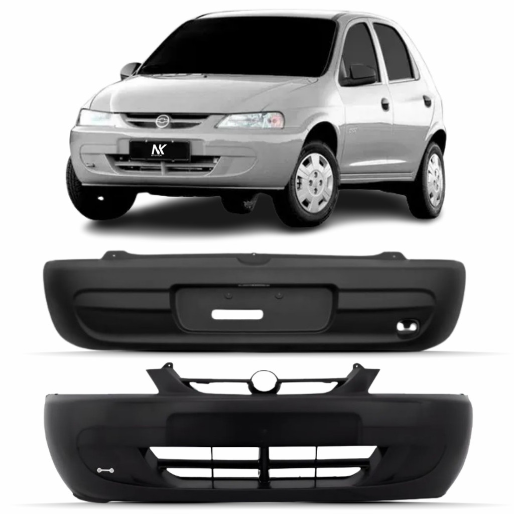 Kit Parachoque Dianteiro Traseiro Celta 2000 2001 2002 2003 á 2006 em Oferta na Shopee