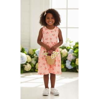 Vestido Infantil Meninas Verão Suplex Fresquinho e Leve em Oferta na Shopee