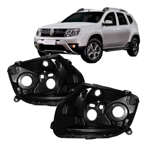 Par Carcaça Farol Duster 2010 2011 2012 2013 A 2015 Reparo