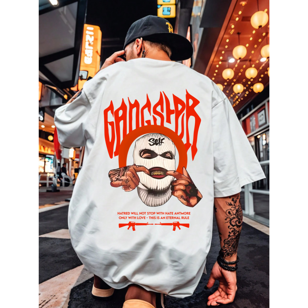 Camisa Camisa Streetwear Gangster Urbano