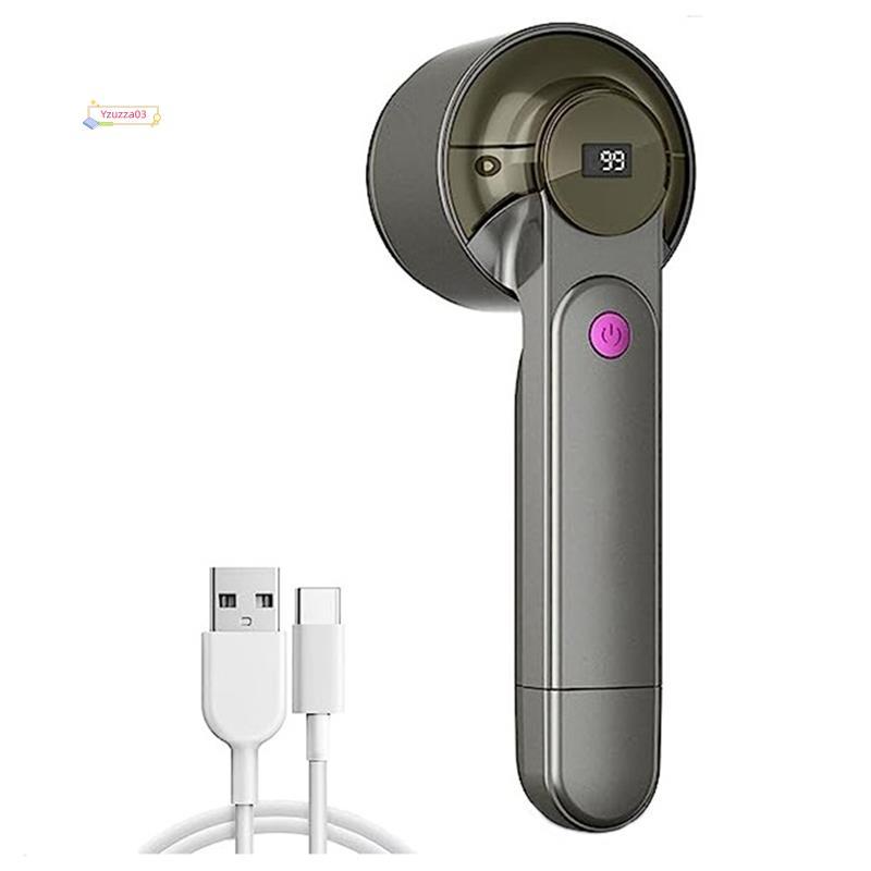 [Hot]Barbeador De Tecido Elétrico Removedor De Fiapos Com Display Digital LED Preto Removendo Fuzz E Pílula De Roupas