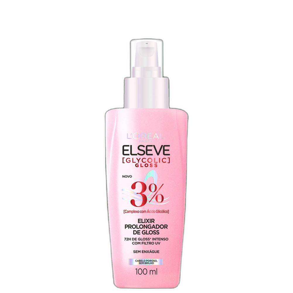 Elseve L’Oréal Paris Glycolic Gloss - Sérum Capilar 100ml em Oferta na Shopee