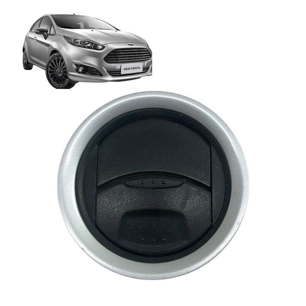 Difusor de Ar Lateral Ford New Fiesta 2013 ate 2016 Cinza