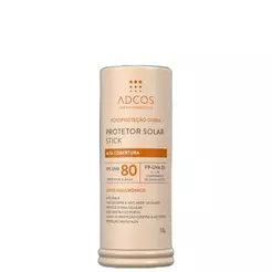 Adcos Fotoproteção Diária Stick FPS80 Ivory - Protetor Solar Facial com Cor 17g