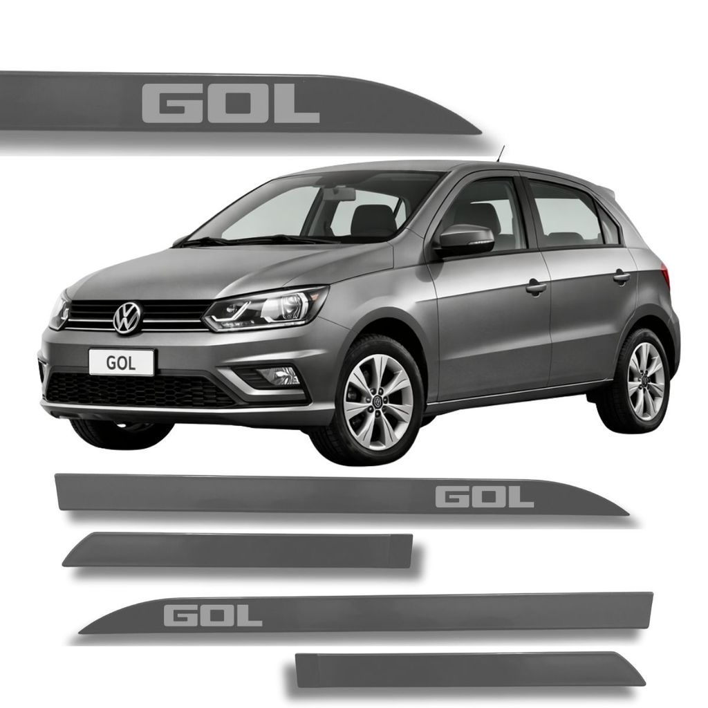Friso Porta VolksWagen Gol Original Cinza Platinium 2021 à 2023