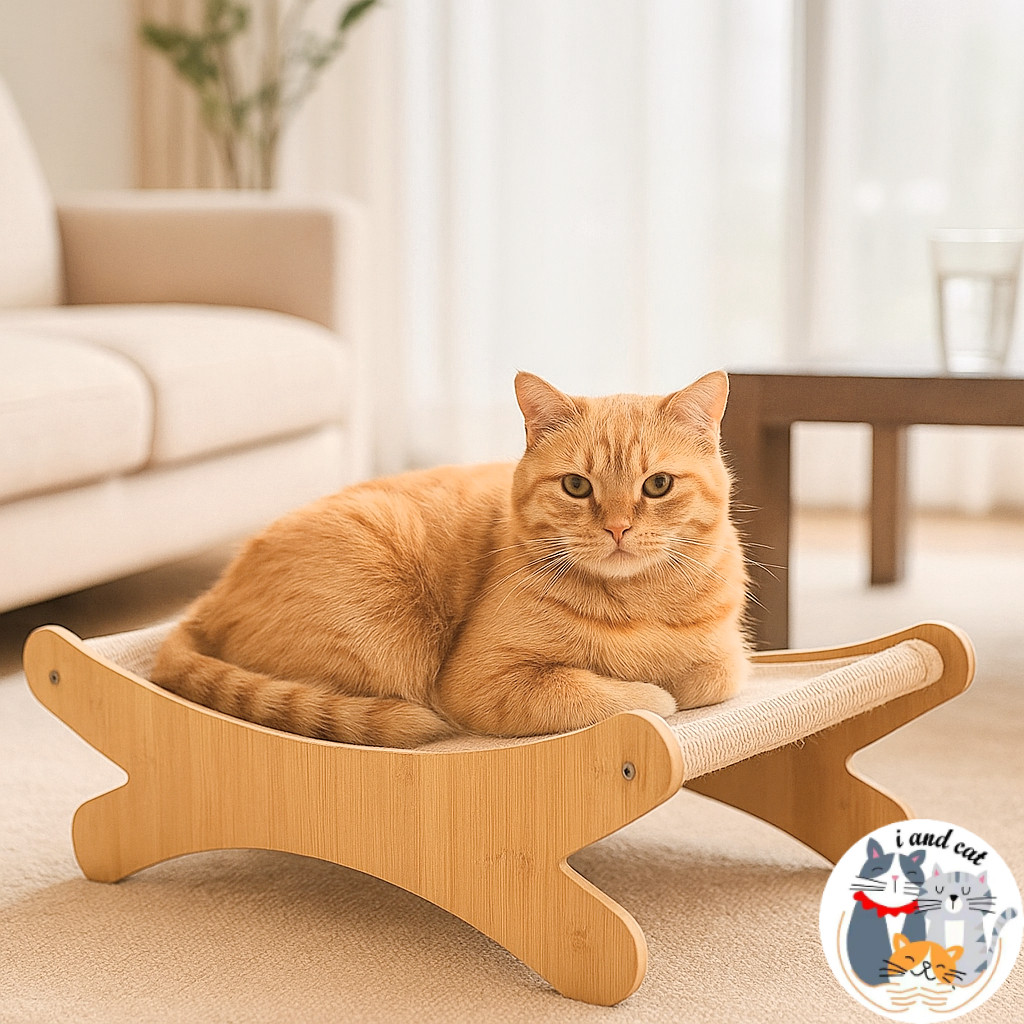 I&CAT ของใช้แมว เตียงลับเล็บแมว ที่ลับเล็บแมว ลูกตุ้มลับเล็บ ของเล่นแมว ที่ข่วนเล็บ ย้ายสะดวก - ภาพที่ 3