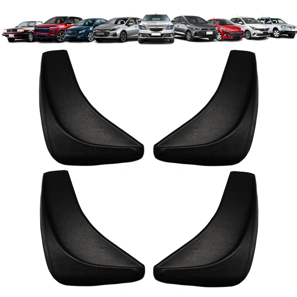 Universal Mudflaps Mud Flaps Flap Respingo Guardas Para-Lamas Van SUV Caminhões Sedan Frente Trás em Oferta na Shopee