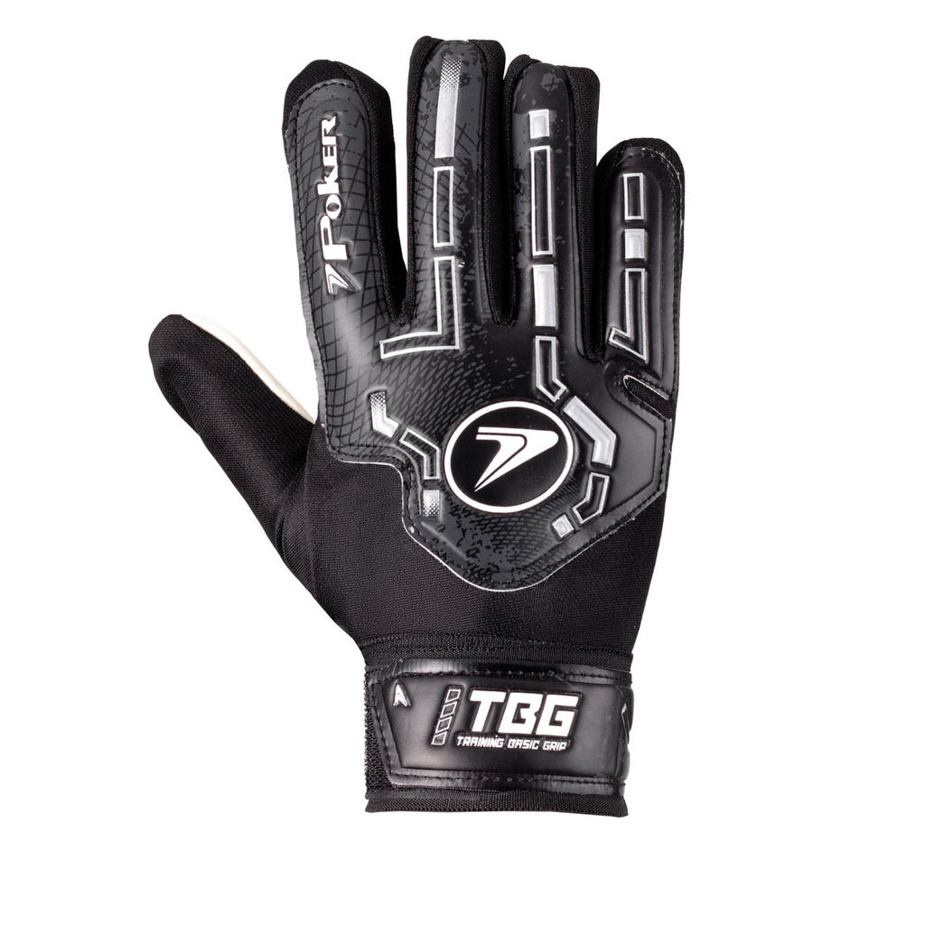 Luva de Goleiro Poker Campo Training Basic Adulto Preto e Branco - Masculino em Oferta na Shopee