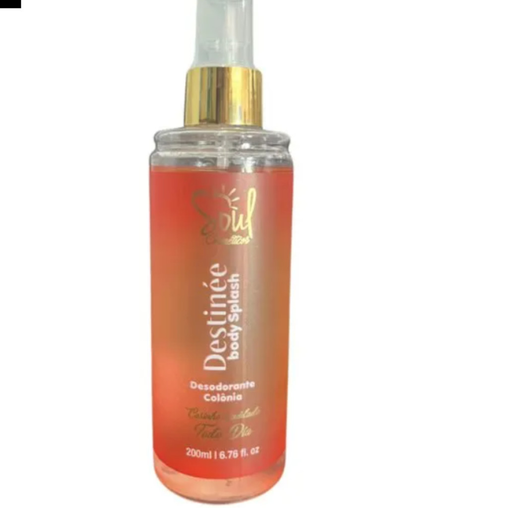 Body Splash Desodorante Colônia Destinée Soul Cosméticos 200ml