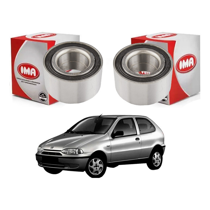 Par Rolamento Roda Dianteiro Palio 1.0 1.5 1.6 1996 A 2000