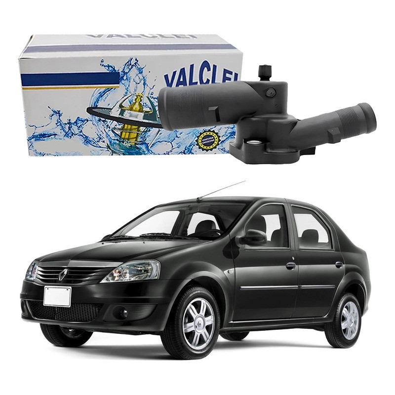 Carcaça Valvula Termostatica Sandero 1.0 16v 2007 A 2014