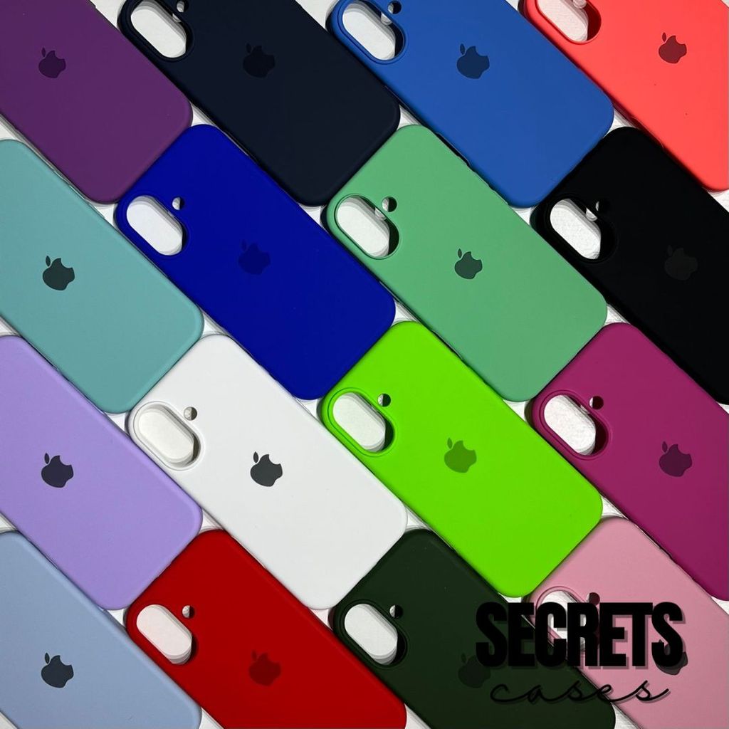 Capinha Compatível Com iPhone 17 Silicone Protetora Aveludada