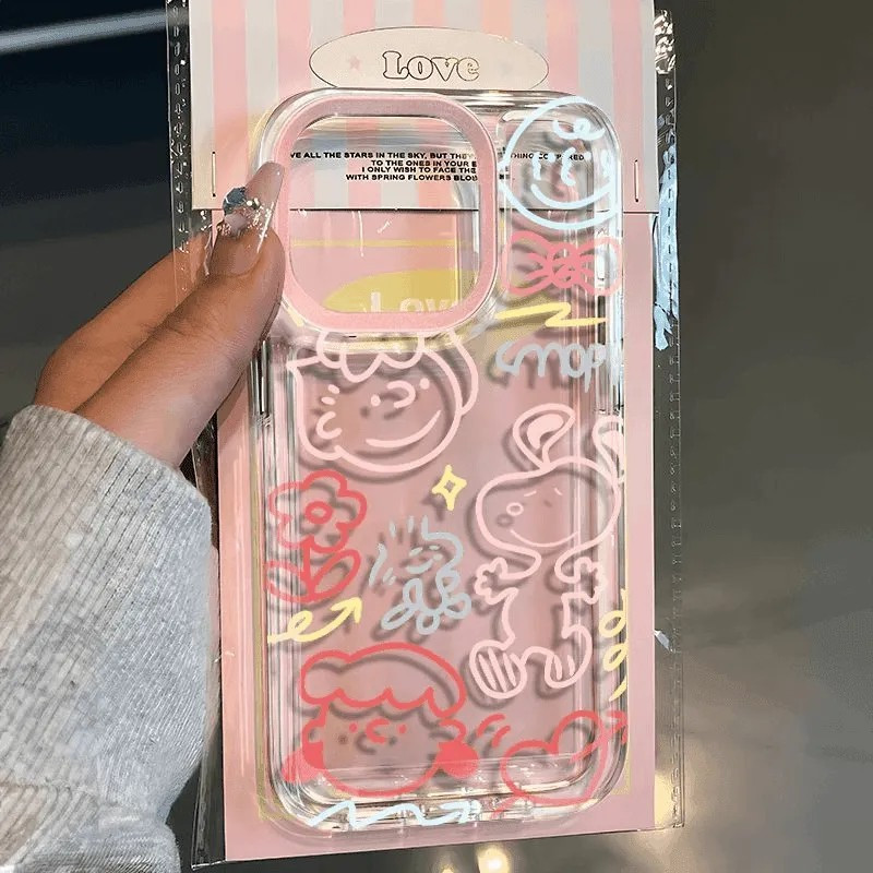Capa de TPU Transparente Anti-impactos Padrão do Stitch para MOTO G54 G34 G14 G24 EDGE 40 G15 G35 G04S G7 G9 PLAY